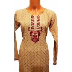 Pamut Indiai Felső sok-sok hímzéssel