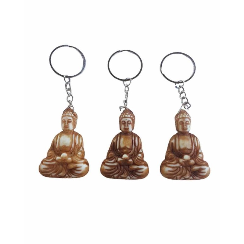 Buddha világos barna színű kulcstartó