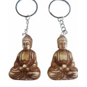 Buddha világos barna színű kulcstartó