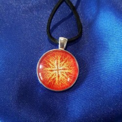 MANDALA cabochon nyaklánc