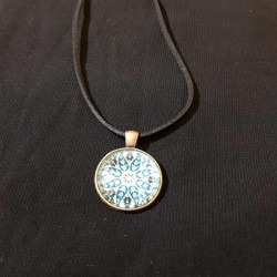 Színes  cabochon nyaklánc