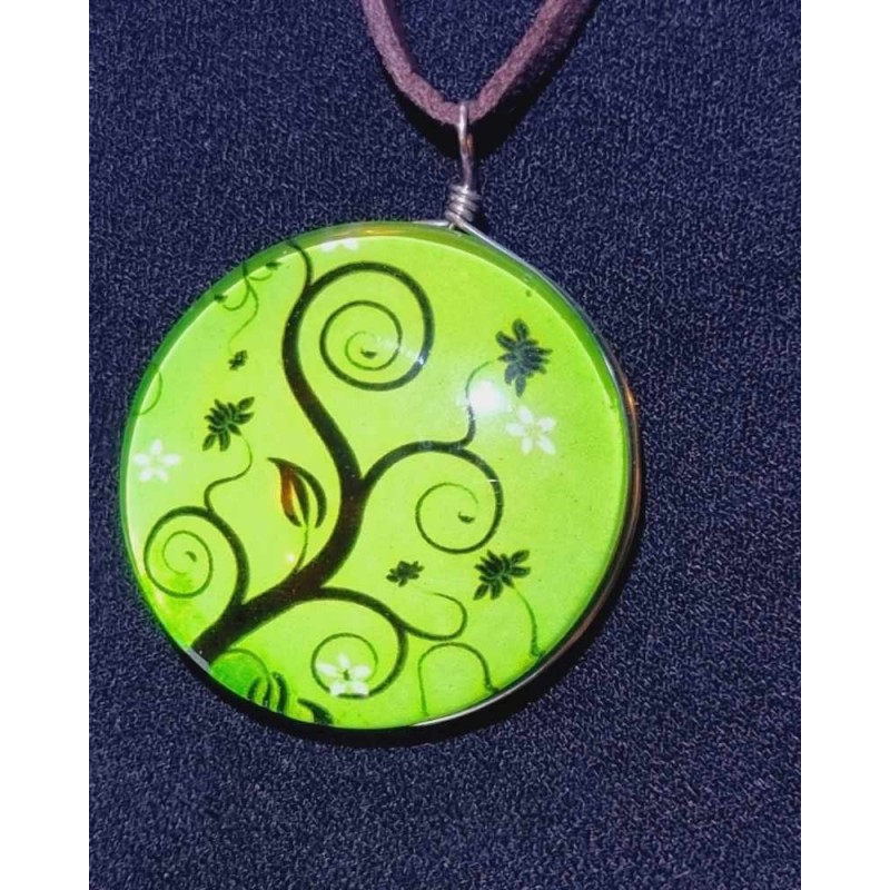 Életfás cabochon nyaklánc Életfás cabochon nyaklánc