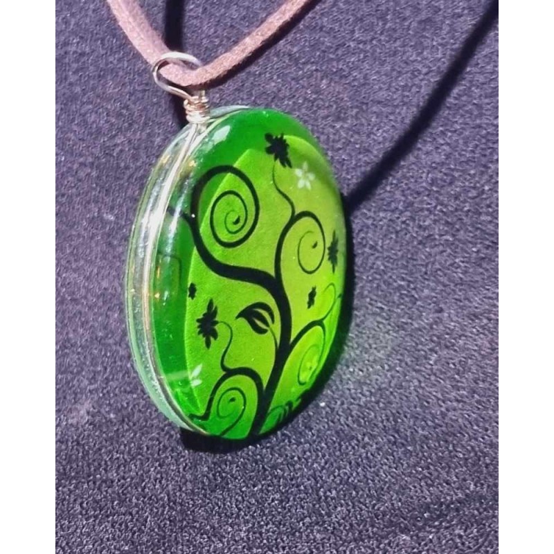 Életfás cabochon nyaklánc Életfás cabochon nyaklánc