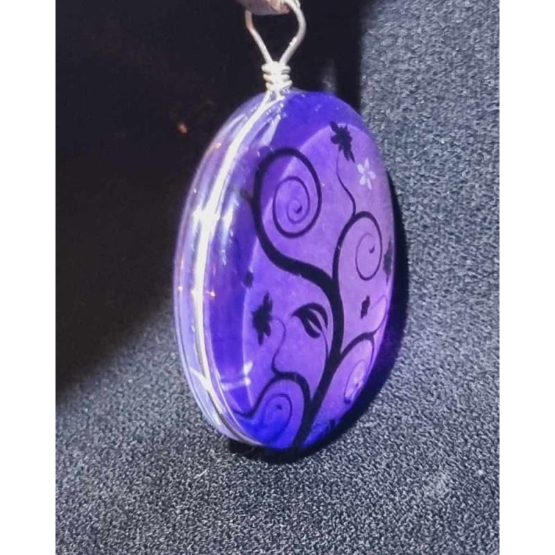 Életfás cabochon nyaklánc Életfás cabochon nyaklánc
