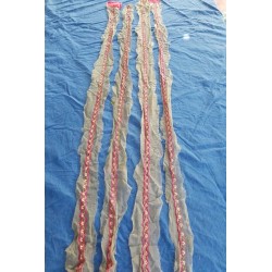 Ruhadíszek - Hímzés dekor csík csomag 9000mm