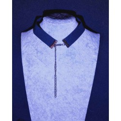 Nagy köves nyakpánt - piros