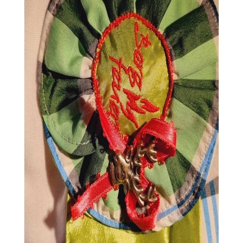 Zöld-fehér 3 részes népviseleti ruha