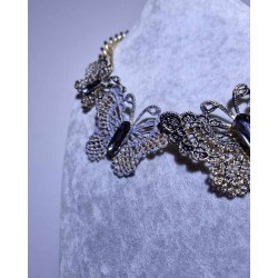 Nagy pillangós dekoratív nyaklánc