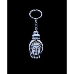 Buddha krém színű kulcstartó