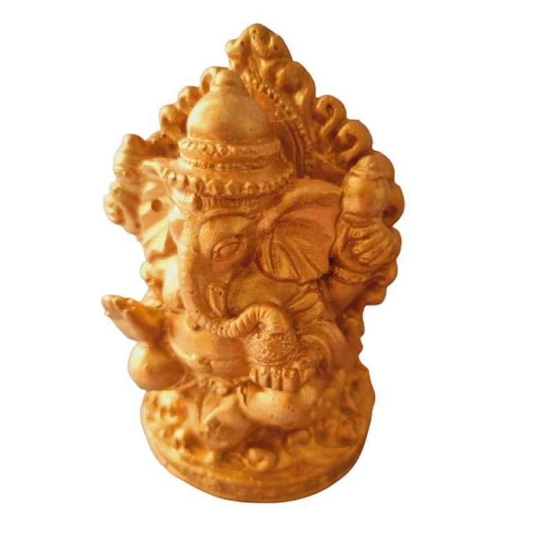 Ganesha szobor- arany színű