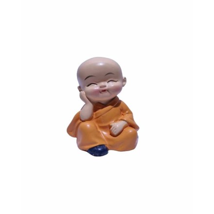 Kicsi Buddha szobor- Narancs színű