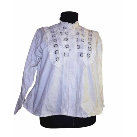 Fehér népviseleti női felső