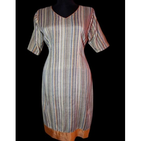 Csíkos indiai női felső