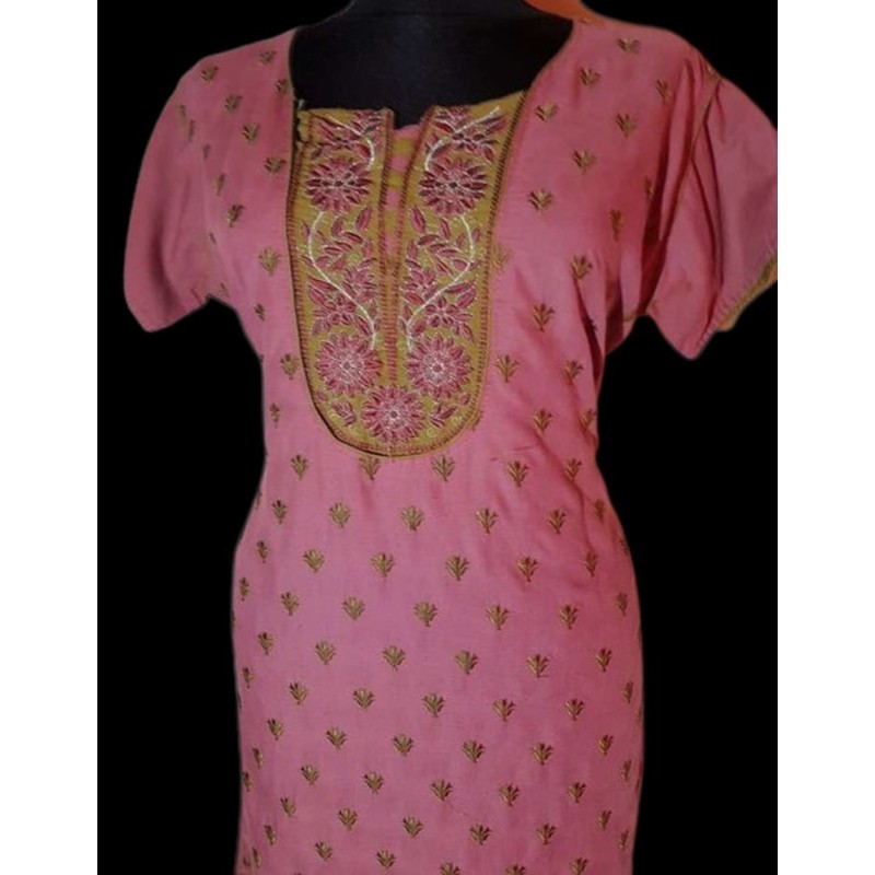 Hímzett indiai pamut felső