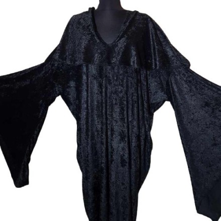 Indiai bársonyruha denevérujjakkal