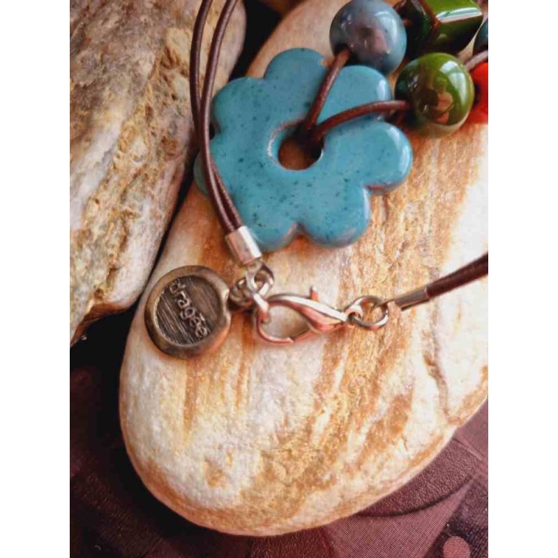 Mandala cabochon nyaklánc