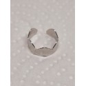 Ezüst színű fülgyűrű