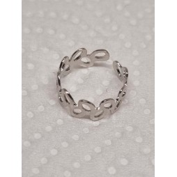 Ezüst színű fülgyűrű