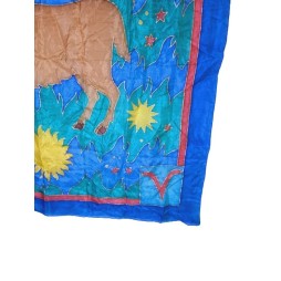 Kézzel festett selyem kendő