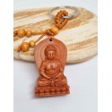 Buddha kulcstartó fából