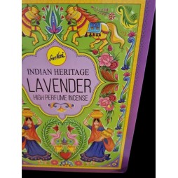 Indian Heritage Levendula prémium füstölő pálcika