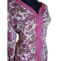 Hímzett pamut indiai felső