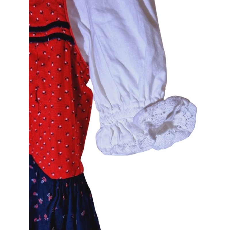 Népviseleti 2 részes gyerek lány pamut ruha és felső