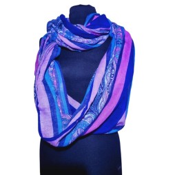 Mintás körsál- körkendő