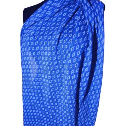 Pamut kényelmes kék kendő