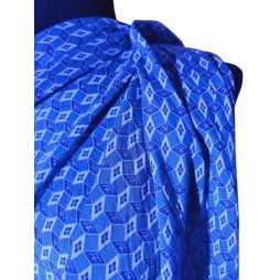 Pamut kényelmes kék kendő