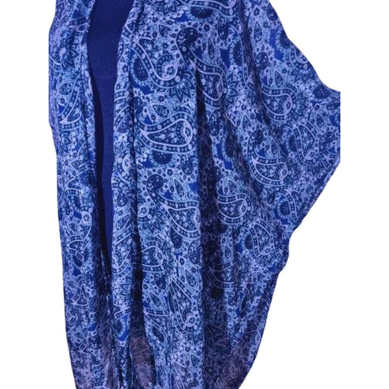 💙 Kék, mintás nyitott felső – könnyed és elegáns! 💙 Kék, mintás nyitott felső – könnyed és elegáns!
