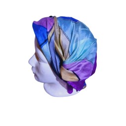 Színes selyem fejkendő 🎨✨