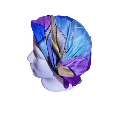Színes selyem fejkendő 🎨✨