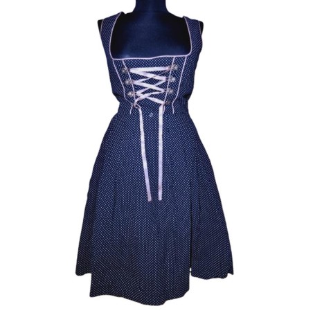 Dirndl ruha fekete-rózsaszín színben