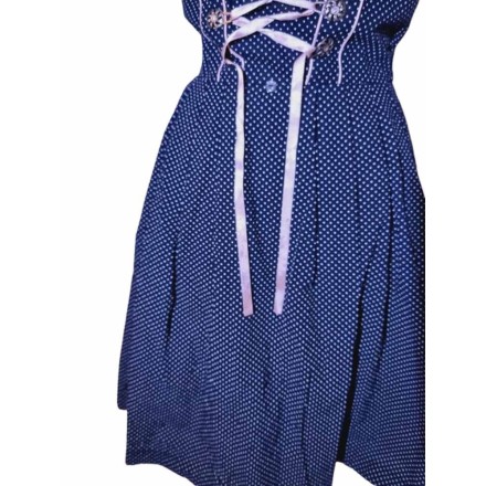 Dirndl ruha fekete-rózsaszín színben