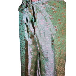 Szárong nadrág – elegancia és kényelem egyben -zöld-bronz Szárong nadrág – elegancia és kényelem egyben -zöld-bronz