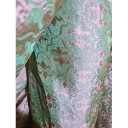 Szárong nadrág – elegancia és kényelem egyben -zöld-bronz Szárong nadrág – elegancia és kényelem egyben -zöld-bronz