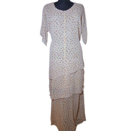 Spanyol stílusú, réteges maxi ruha