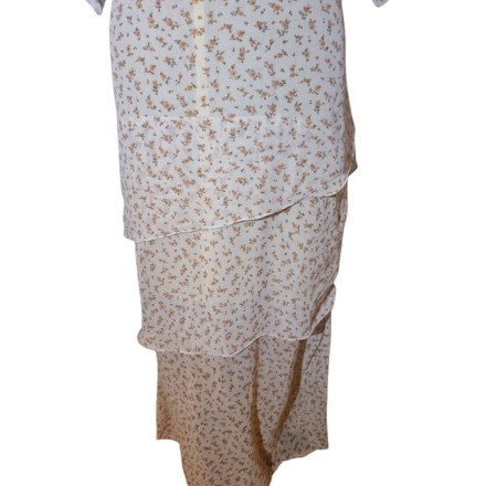 Spanyol stílusú, réteges maxi ruha