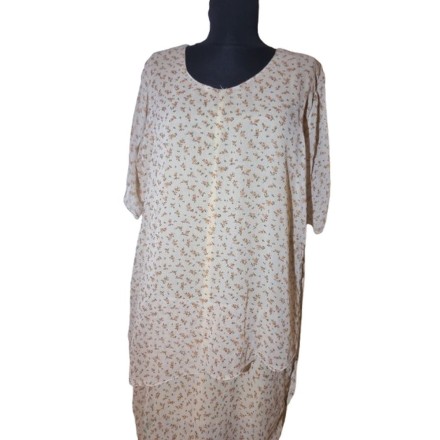 Spanyol stílusú, réteges maxi ruha