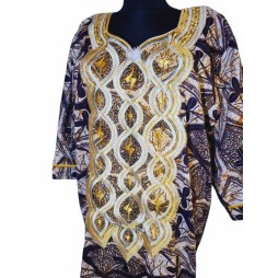 Afrikai hímzett pamut ruha Afrikai hímzett pamut ruha