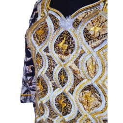 Afrikai hímzett pamut ruha Afrikai hímzett pamut ruha