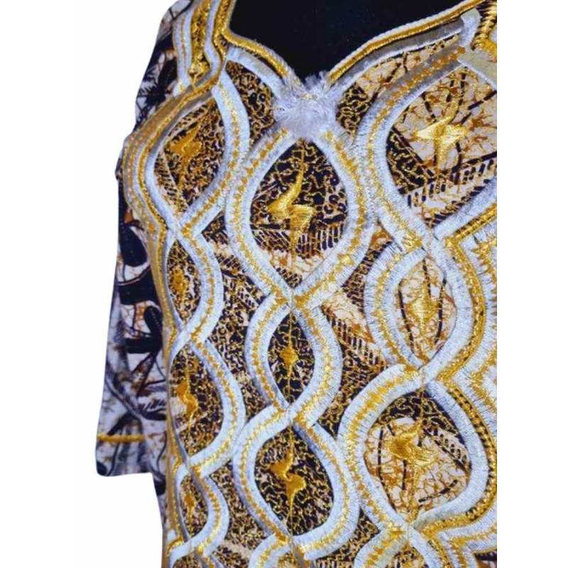 Afrikai hímzett pamut ruha Afrikai hímzett pamut ruha