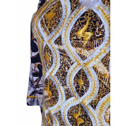 Afrikai hímzett pamut ruha