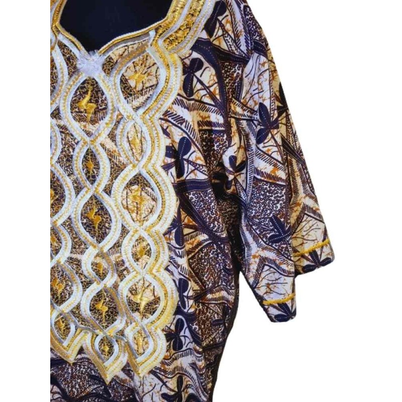 Afrikai hímzett pamut ruha Afrikai hímzett pamut ruha