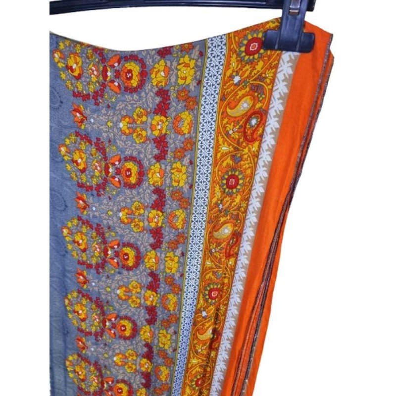 Háromrészes indiai hímzett pamutszett