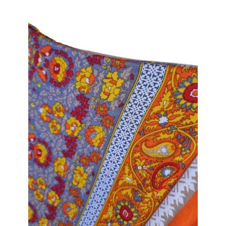 Háromrészes indiai hímzett pamutszett