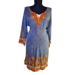 Áramló harmónia – Hímzett háromrészes pamutszett