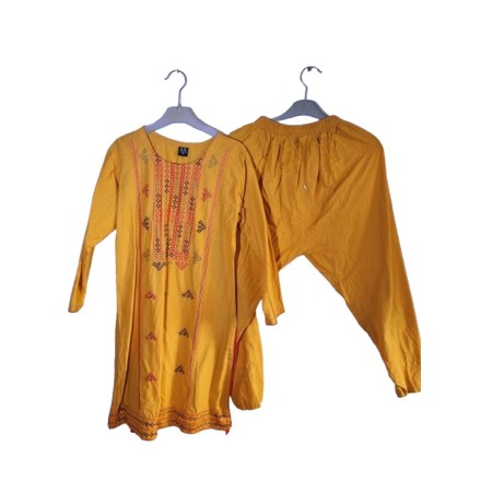 Narancssárga pamutszett kamasz lányoknak