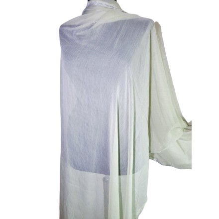 Alma zöld indiai taft kendő